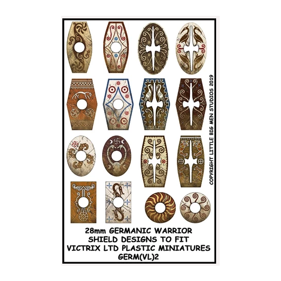 Germanic Warriors Shield Designs GERM 2